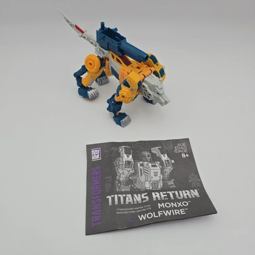 Transformers Titans Return Wolfwire Monxo Complete w/ Manual Deluxe Rare